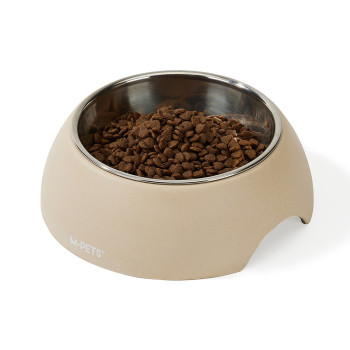 M-Pets Eco Bamboo Bowl Sand For Dog And Cat, Medium (350Ml)