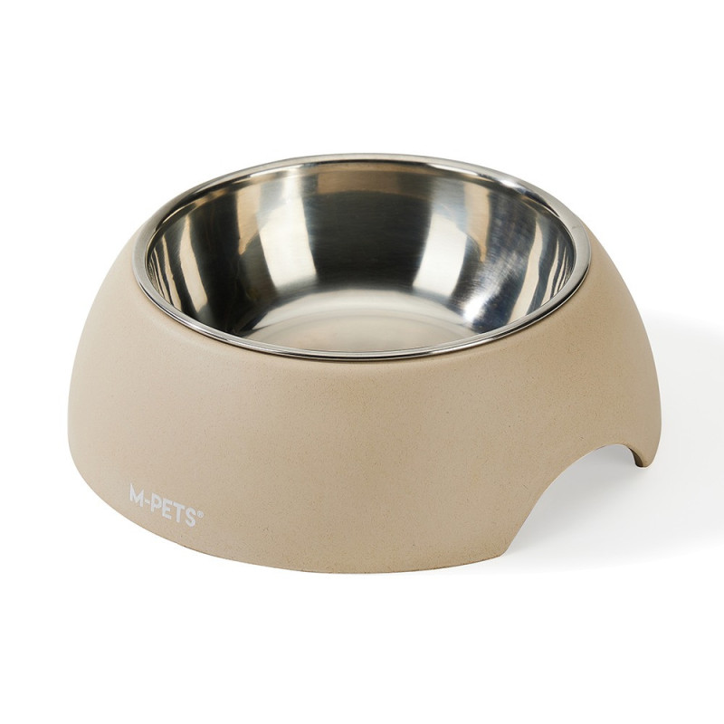 M-Pets Eco Bamboo Bowl Sand For Dog And Cat, Small (190Ml)