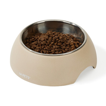 M-Pets Eco Bamboo Bowl Sand For Dog And Cat, Small (190Ml)