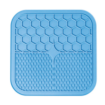 M-Pets Lecca Mat For Dog And Cat Blue, Large (30 x 30 x 1 Cm)