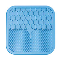 M-Pets Lecca Mat For Dog And Cat Blue, Large (30 x 30 x 1 Cm)