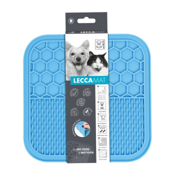 M-Pets Lecca Mat For Dog And Cat Blue, Medium (21 x 21 x 1 Cm)