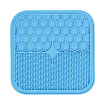 M-Pets Lecca Mat For Dog And Cat Blue, Medium (21 x 21 x 1 Cm)