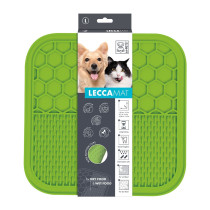 M-Pets Lecca Mat For Dog And Cat Green, Large (30 x 30 x 1 Cm)