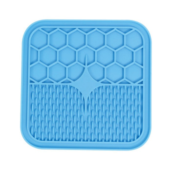 M-Pets Lecca Mat For Dog And Cat Blue, Small (15 x 15 x 1 Cm)