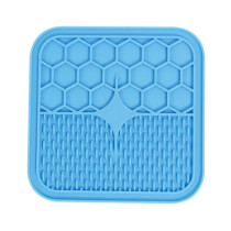 M-Pets Lecca Mat For Dog And Cat Blue, Small (15 x 15 x 1 Cm)