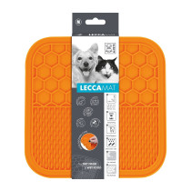 M-Pets Lecca Mat For Cat And Dog Orange, Medium (21 x 21 x 1 Cm)