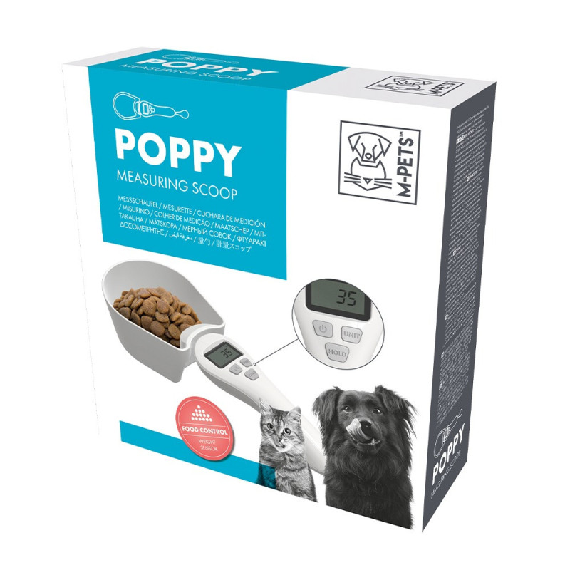 M-Pets Poppy Measuring Scoop, 29 x 9.4 x 5 Cm, White