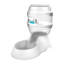 M-Pets Cylinder Food Dispenser For Cat And Dog, 3500Ml (White)