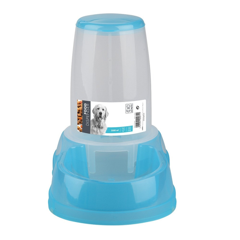 M-Pets Food Dispenser For Dog, Non-Slip Base, 2500Ml