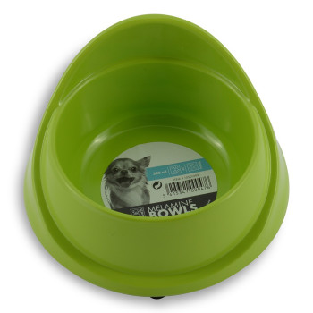 M-Pets Melamine Single Fashion Bowl For Dog, 300Ml (Green)