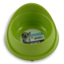 M-Pets Melamine Single Fashion Bowl For Dog, 300Ml (Green)