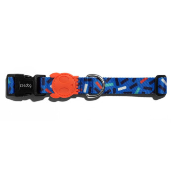 Zee.Dog Atlanta Collar, For Dog, Medium (30-50 cm), Blue