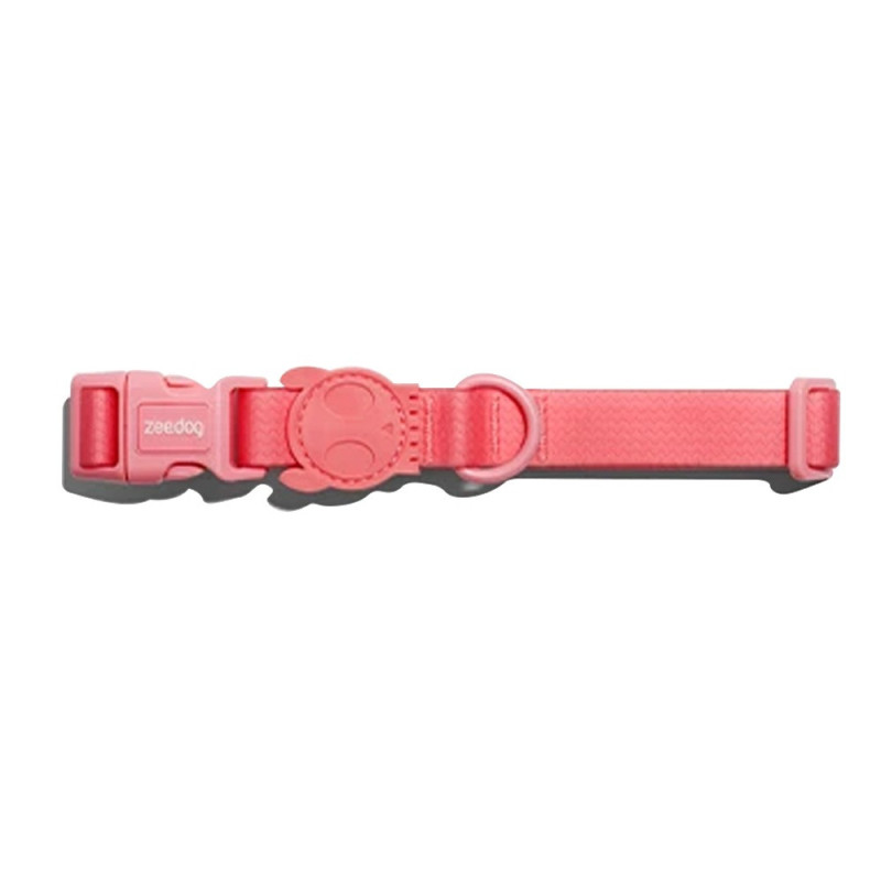 Zee.Dog Neopro Bubblegum Collar Adjustable Fit, For Dog, Large (40-65 cm), Pink