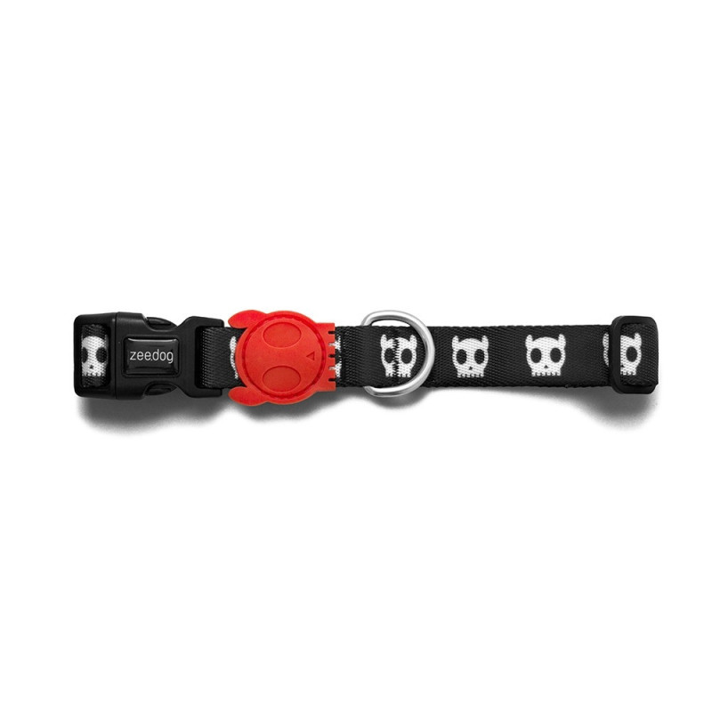 Zee.Dog Skull 2.0 Collar Adjustable Fit, For Dog, Medium (30-50 cm)