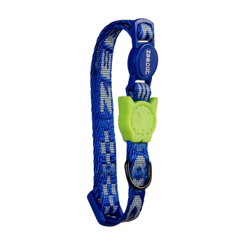 Zee.Cat Astro Cat Collar One Size Fits All, Adjustable Fit, Blue