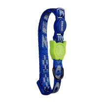 Zee.Cat Astro Cat Collar One Size Fits All, Adjustable Fit, Blue