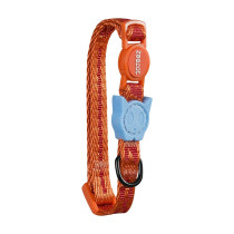 Zee.Cat Gibson Cat Collar One Size Fits All, Adjustable Fit, Orange