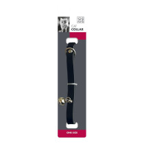 M-Pets Caruso Cat Collar With Bell One Size Fits All, Black
