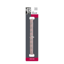 M-Pets Diamonds Cat Collar One Size Fits All, Adjustable, Pink