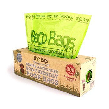 Beco Super Strong Unscented Poop Bags For Dogs, 300 Pcs