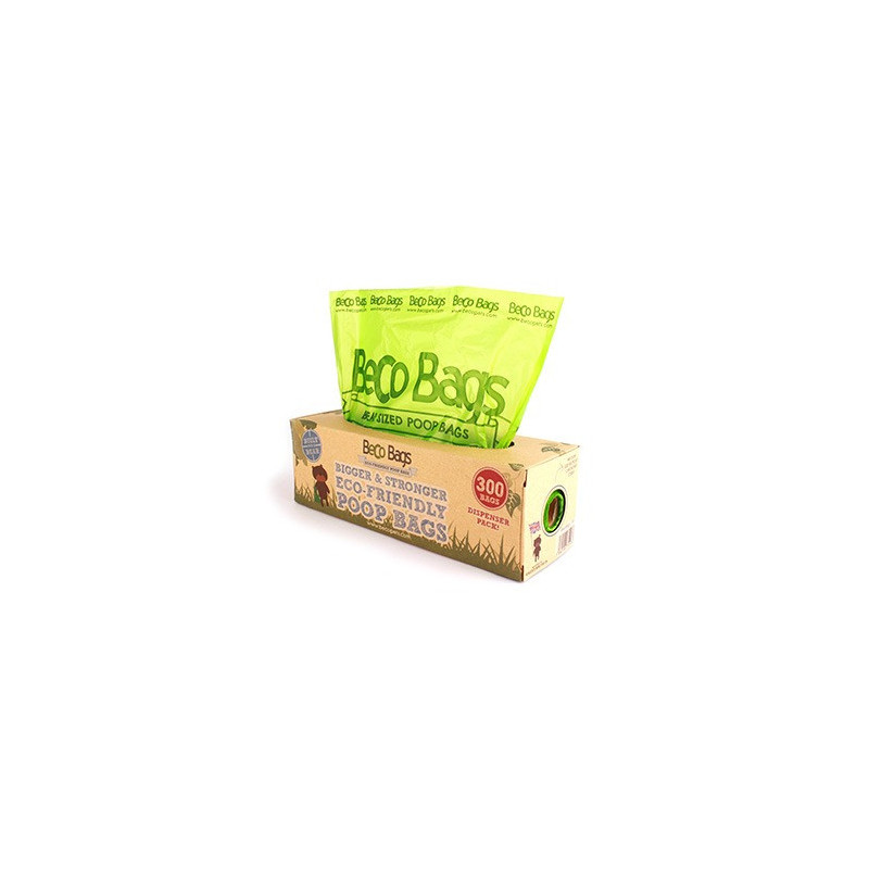 Beco Super Strong Unscented Poop Bags For Dogs, 300 Pcs