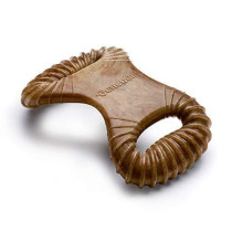 Benebone Dental Dog Chew Toy For Aggressive Chewers Bacon Flavour, Small, Brown