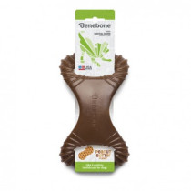Benebone Dental Dog Chew Toy For Aggressive Chewers, Peanut Flavour, Small, Brown