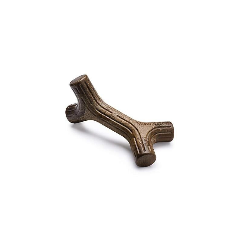 Benebone Maplestick Dog Chew Toy For Aggressive Chewer With Real Maplewood, Medium, Brown
