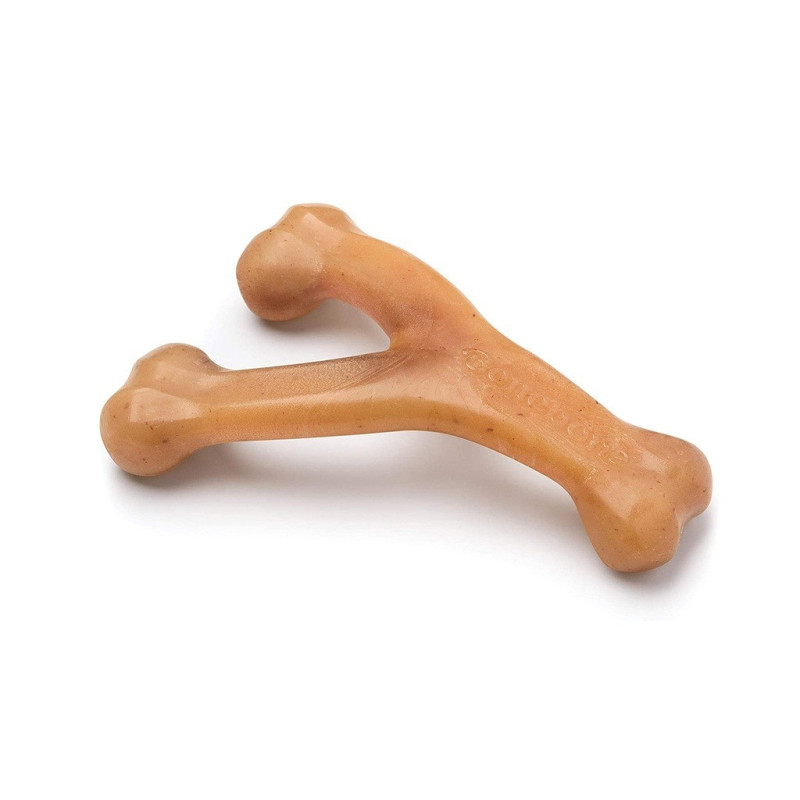 Benebone Wishbone Dog Chew Toy, Chicken Flavour, Brown