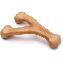Benebone Wishbone Dog Chew Toy For Aggressive Chewer Chicken Flavour, Giant, Brown