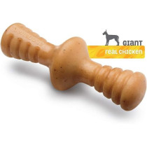 Benebone Zaggler Rolling Dog Chew Toy For Aggressive Chewer, Chicken Flavour, Giant, Brown