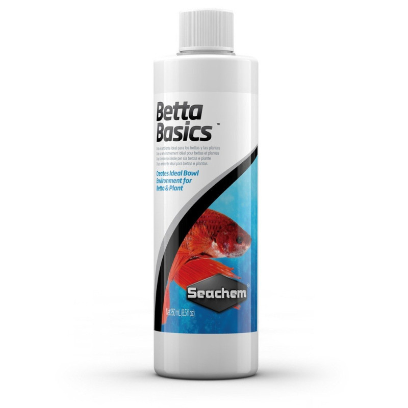 Seachem Betta Basics Creates Ideal Bowl Environment For Betta And Plant, 250 ml