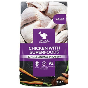Billy + Margot Adult Chicken With Superfoods Pouch, 150 Gram