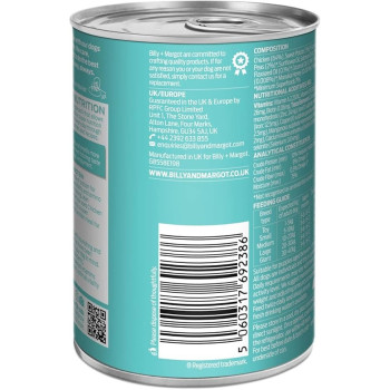 Billy + Margot Chicken With Superfoods Growth Development For Puppy, 395 Gram