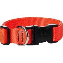 Lupinepet 12-20 Inch Basics Adjustable Collar, 1 Inch Inch Width For Big Dogs, Orange