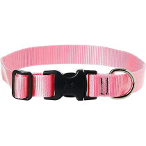 Lupinepet 12-20 Inch Basics Adjustable Collar, 1 Inch Width For Big Dogs, Pink
