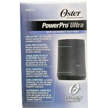 Oster Power Pro Ultra Replacement Battery, Black Colour