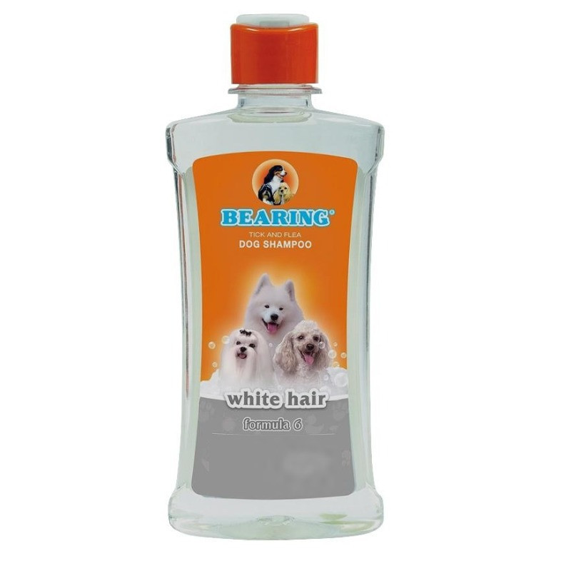 Bearing Formula 6 Tick And Flea Dog Shampoo White Hair, 300 Ml
