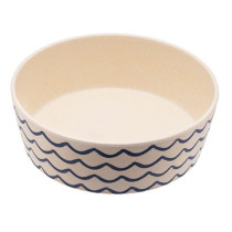 Beco Bamboo Printed Bowl Save The Waves For Dogs, Large