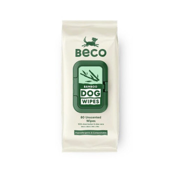 Beco Bamboo Dog Wipes, 80...