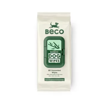 Beco Bamboo Dog Wipes, 80...