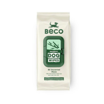 Beco Bamboo Dog Wipes, 80 Unscented Wipes