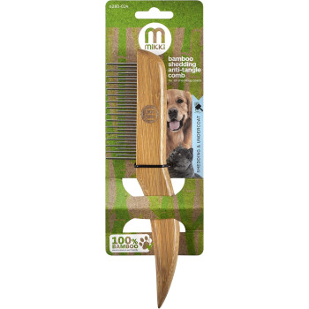 Mikki Bamboo Anti-Tangle Comb Eco-Friendly Material, Shedding