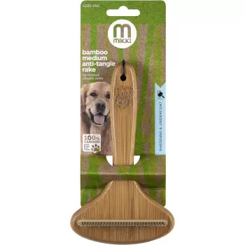 Bamboo Anti-Tangle Rake,...