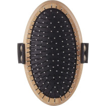 Mikki Bamboo Palm Brush, For Dog, Cat, Puppy With Medium And Thick Hair Coats, Ball Pin