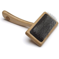 Mikki Bamboo Soft Pin Slicker For Dog, Cat, Puppy, Medium