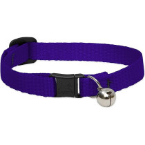 Lupinepet Cat Collar With Bell Basics, Purple, 1/2 Inch