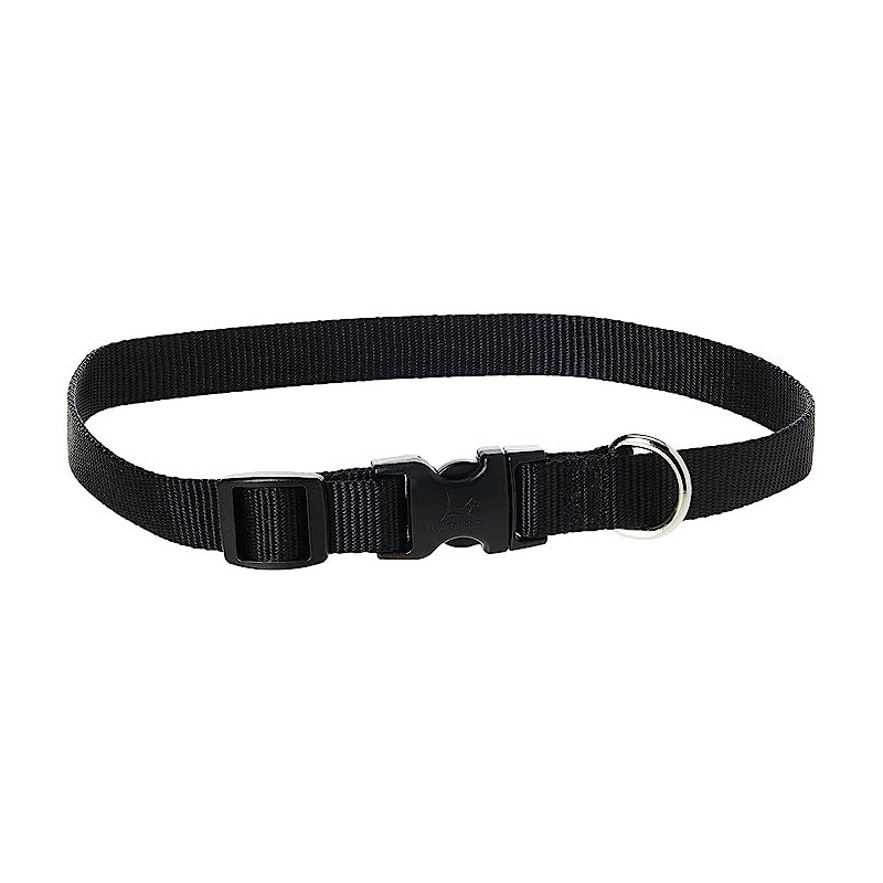 Lupinepet Dog Collar 13/22, 3/4 Inch Width, Black