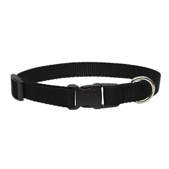 Lupinepet Dog Collar 9-14 Inch, 3/4 Inch Width, Black